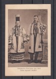 PERECHE SASI IN COSTUME TRADITIONALE SASESTI SIBIU, Necirculata, Printata