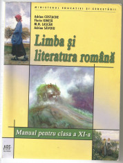 2A ADRIAN COSTACHE-LIMBA SI LITERATURA ROMANA manual cl a XI a foto