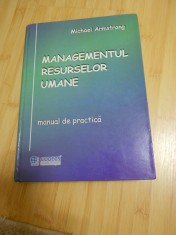 MICHAEL ARMSTRONG--MANAGEMENTUL RESURSELOR UMANE foto