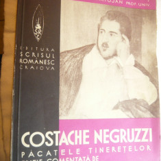 Costache Negruzzi - Pacatele Tineretelor 1937 Ed. Scrisul Romanesc Craiova