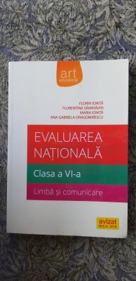 EVALUAREA NATIONALA CLASA A VI A , LIMBA SI COMUNICARE SAMIHAIAN , IONITA foto