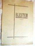 Bogdan Istru - Blestem - Poezii Ed. 1937 Chisinau- Prima Editie ,29 pag