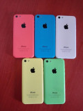 Capac Iphone 5C original disponibil pe rosu / albastru / alb / galben / verde