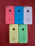 Capac Iphone 5C original disponibil pe rosu / albastru / alb / galben / verde