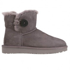 Botine Femei UGG W Mini Bailey Button II 1016422GREY foto