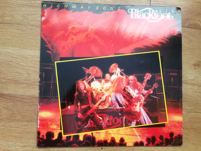 BLACKFOOT - HIGHWAY SONG LIVE (1982,ATCO,GERMANY) vinil vinyl