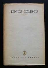 Dinicu Golescu - Scrieri (ed. critica de Mircea Anghelescu) foto