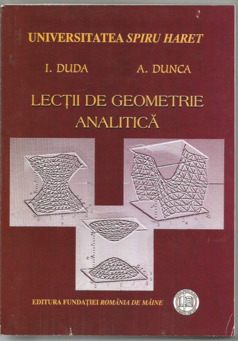 6A(x) I DUDA A DUNCA-Lectii de geometrie analitica