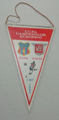 MCFA - FANION - STEAUA BUCURESTI - VEJLE BK - CC EUROPENI - 2 OCTOMBRIE 1985 foto