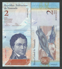 VENEZUELA 2 BOLIVARES 27.12. 2012 UNC [1] P-88e , necirculata foto