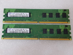 Memorie Samsung 1 GB 800 MHz DDR2 - (M378T2863EHS-CF7) - poze reale foto