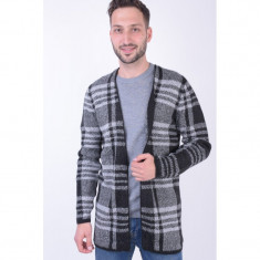 Cardigan Jack&amp;amp;Jones Jprmorgan Knit Black/Grey Melange foto