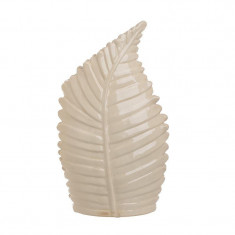 Vaza ceramica Creme Leaf 33 cm foto