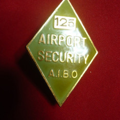 Insigna Securitatea Aeroport AIBO -Artificial Intelligence Robot (Sony) nr.125