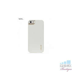 Husa Usams Merry Series Apple iPhone 5, 5S, 5SE Alba foto