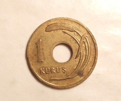 TURCIA 1 KURUS 1948 MAI RAR foto