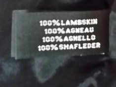 Geaca, haina piele Ralph Lauren 100%lamb skin, masura S,putin purtata foto