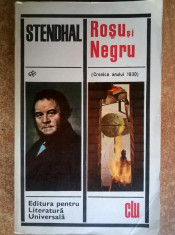 Stendhal ? Rosu si negru foto