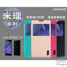 Husa Usams Merry Series Sony Xperia T2 Ultra, XM50h Verde foto