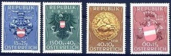 s3 - Austria 1949 - cat.nr.773-6 neuzat,perfecta stare