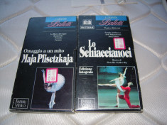 LOT de 2 Casete video VHS originale cu balet, provenienta Italia foto