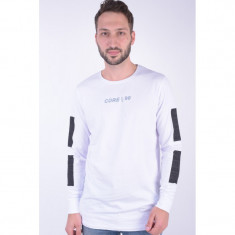 Bluza Jack&amp;amp;Jones Jconoisy Ls Crew Tee Alb foto