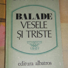 myh 38f - George Topirceanu - Balade vesele si triste - ed 1986