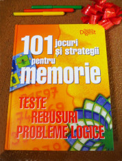 101 JOCURI SI STRATEGII PENTRU MEMORIE - Reader&amp;#039;s Digest, stare: NOUA foto