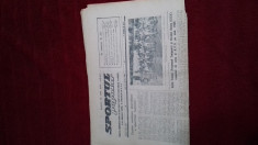Ziar Sportul Popular 26 04 1954 foto