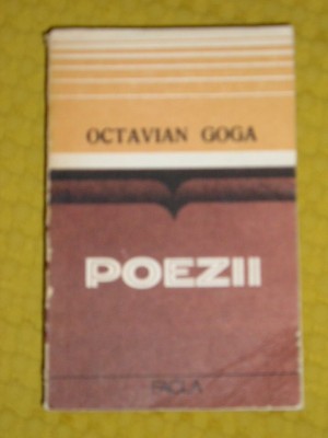 myh 21s - POEZII - OCTAVIAN GOGA - ED 1984 foto