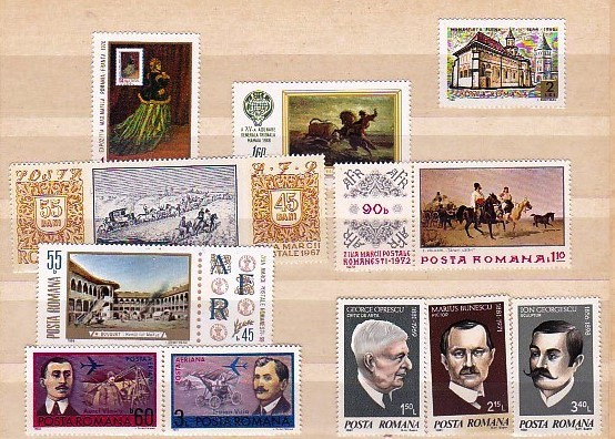 ROMANIA &ndash; PERSONALITATI, PICTURA, ANIVERSARI, ZIUA MARCII. SERII MNH (2), D3