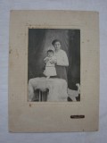 Fotografie veche - format mare - Atelier fotografic Jimbolia, Timis, Banat, Alb-Negru, Romania 1900 - 1950, Portrete