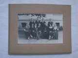 Fotografie veche - format mare - atelier fotografic zona Banat, Alb-Negru, Romania 1900 - 1950, Portrete