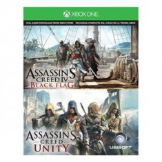 Assassin&amp;#039;s Creed Unity + Black Flag Xbox One Full Game Download Voucher for Xbox Live foto