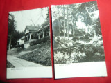 2 Ilustrate - Bazna - Pavilionul 3 si Vedere ,circulate 1961, Circulata, Fotografie