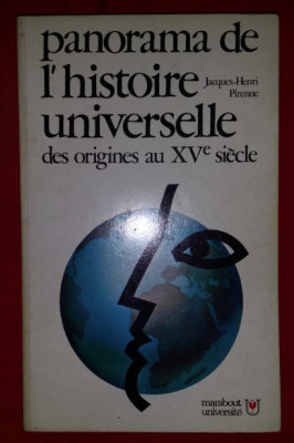 Panorama de l&amp;#039;histoire universelle/ Jacques-Henri Pirenne foto