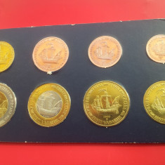 Set 8 monede ESSAI PROBE-2003-dimensiuni mari!-ESTONIA-UNC
