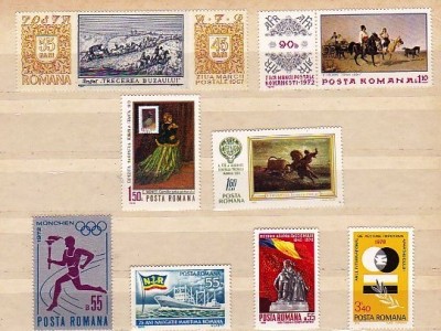 ROMANIA &amp;ndash; PICTURA, ANIVERSARI, ZIUA MARCII. SERII MNH (4), D7 foto