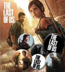 Insigna The last of us Pachet 6 bucati Ellie si Joel foto