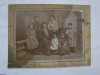 Fotografie veche de familie - format mare - perioada antebelica, Alb-Negru, Romania 1900 - 1950, Portrete