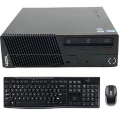 Calculator Refurbished Lenovo ThinkCentre M72e SFF, Intel Core i3-3220 3.30Ghz, 4GB Ram DDR3, Hard Disk 320GB, DVD, tastatura + mouse cadou foto