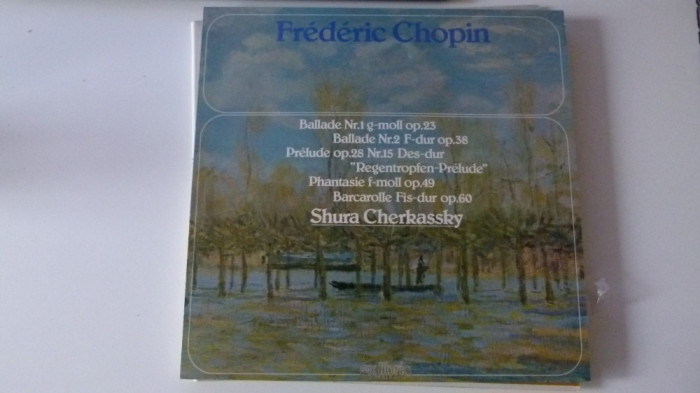 chopin - balade nr.1,2 ,barcarolle, prelude nr 28, shura cherkassky - vinyl
