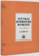 Istoria literaturii romane de la origini pana in prezent - George Calinescu foto