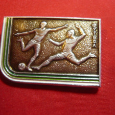Insigna Fotbal URSS L= 3,8cm , metal si email