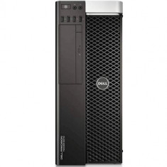 Workstation Refurbished Dell Precision T5810 Tower, Intel Xeon Octa Core E5-1660 v3 3000Mhz, Intel? Turbo Boost Technology, 32GB Ram DDR4 ECC, SSD 5 foto