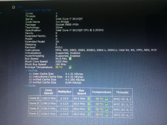 PROCESOR LAPTOP CPU I7 3610QM SR0MN 2,3GHZ BOOST 3,3GHZ IVY BRIDGE GENERATIA 3-A foto