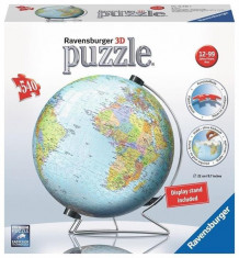 Puzzle 3D The World On V-Stand Globe (540 Pcs) foto