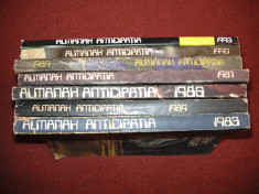 Almanah Anticipatia pe anii 1983, 1984, 1986, 1987, 1989, 1990, 1993 foto