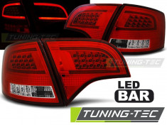 Triple AUDI A4 B7 11.04-03.08 AVANT RED WHITE LED BAR foto