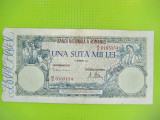 100 000 lei-20 Decembrie 1945-Bancnota Romania regalista.